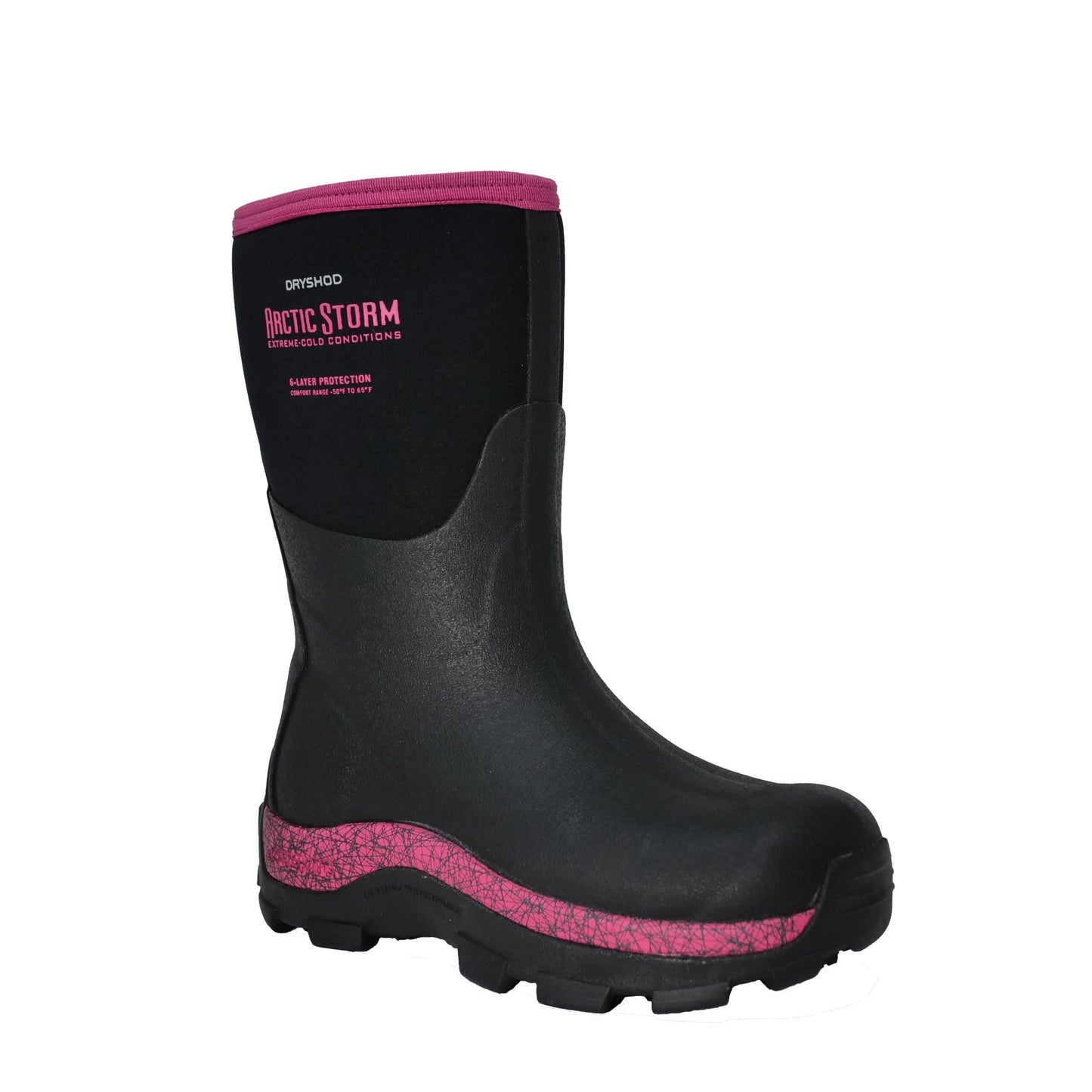 Dryshod Womens Arctic Storm Extreme-Cold Conditions Winter Mid Boot