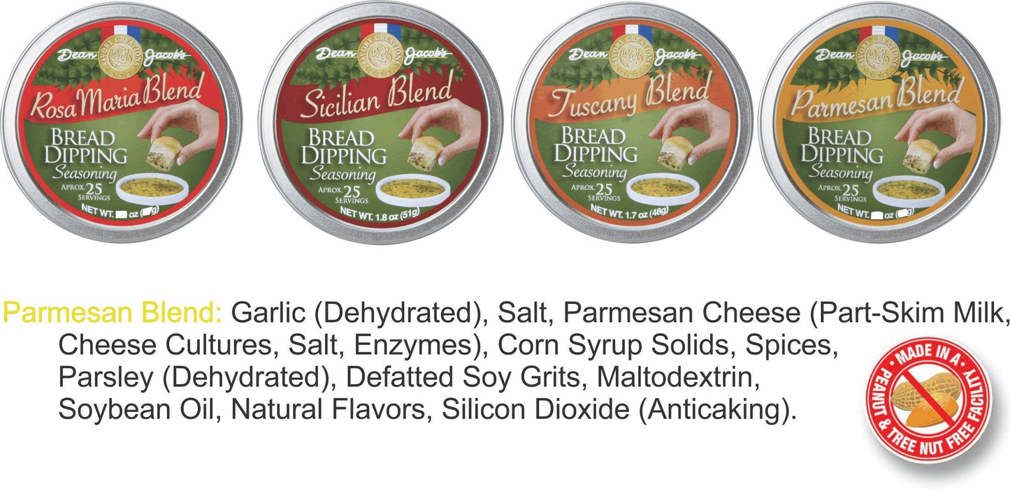 Dean Jacob's Parmesan Bread Dipping Tin - Pack of 3