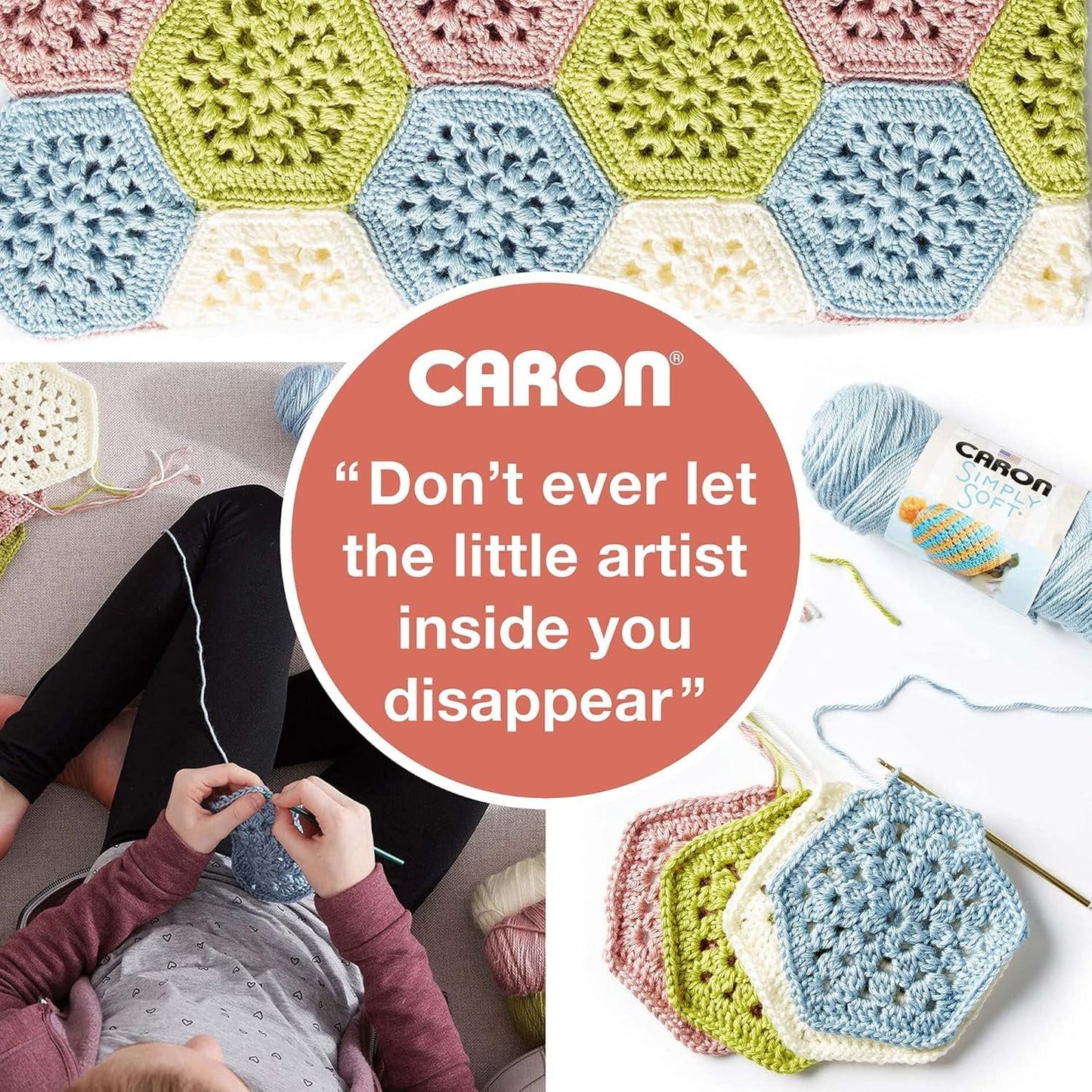 Caron One Pound Solids Yarn