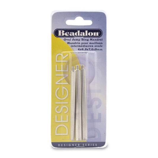 Beadalon Oval Jump Ring Maker, 4 x6, 5x7 and 6x8mm, Stainless