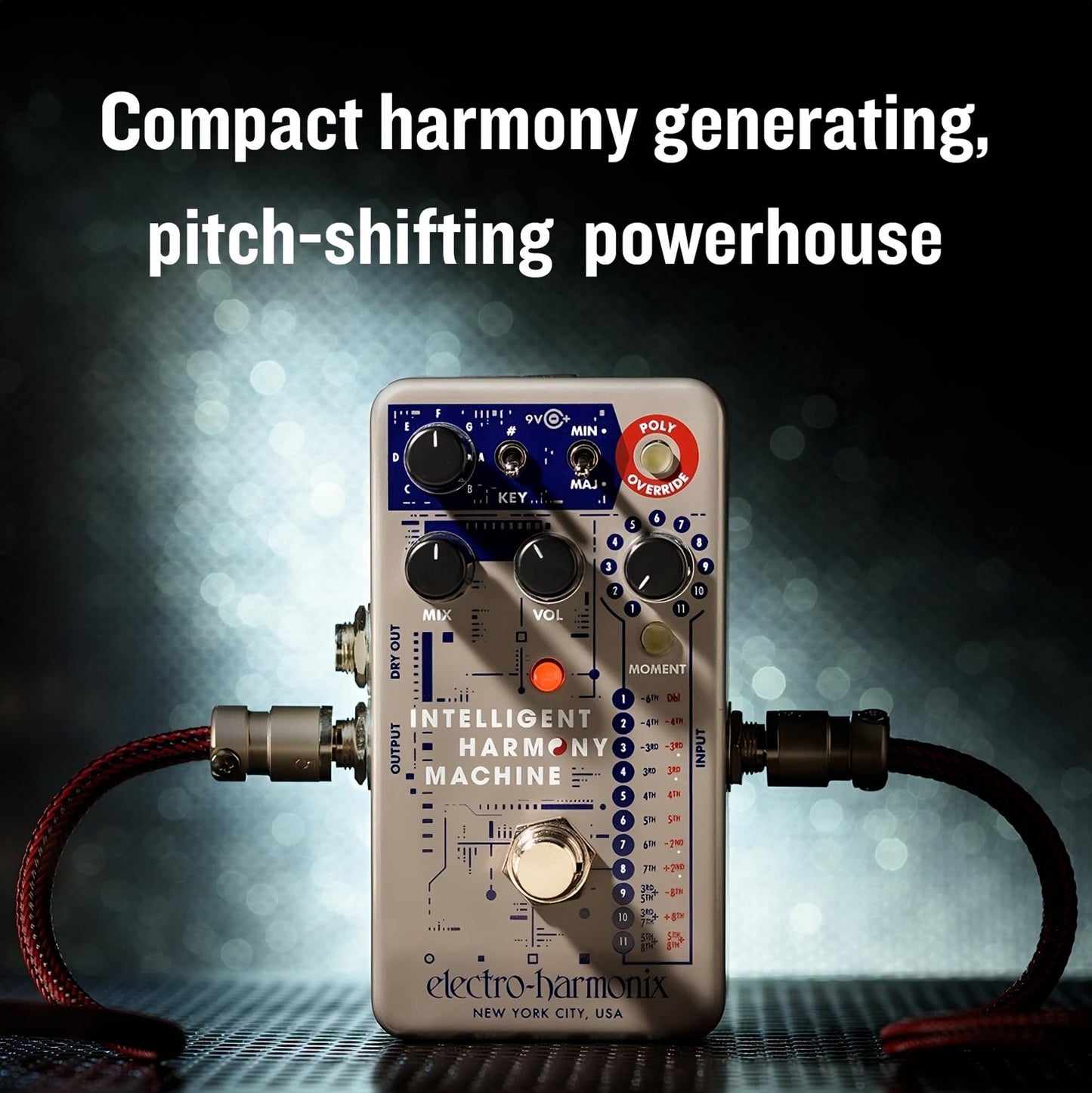 Electro-Harmonix Intelligent Harmony Machine Harmonizer & Pitch Shifter Pedal