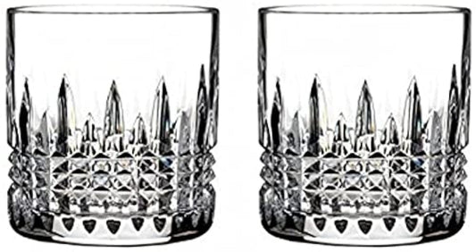 Waterford Connoisseur Lismore Diamond Straight Tumbler Set of 2