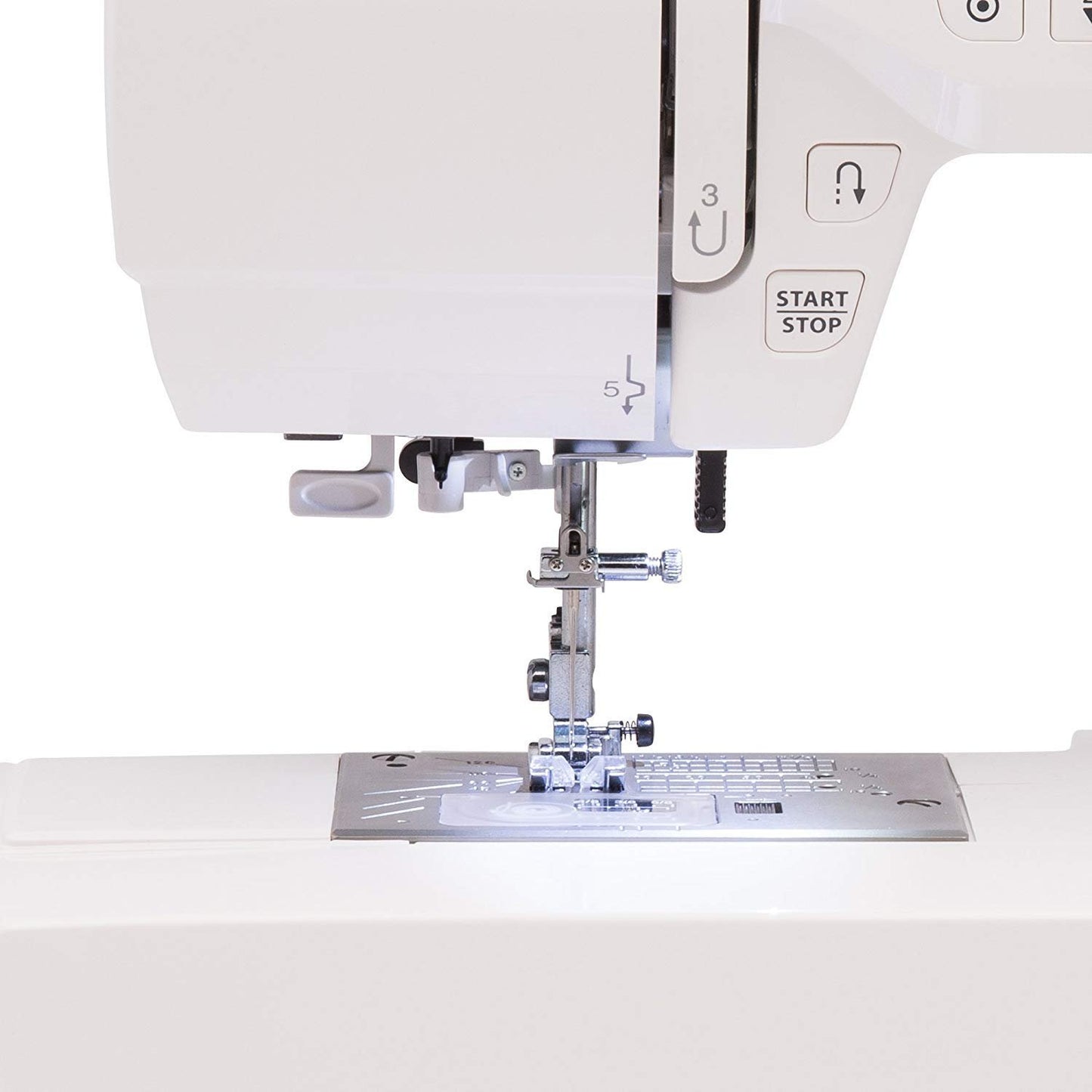 Janome MOD-30 Computerized Sewing Machine with 30 Built-In Stitches, 3 One-Step Buttonholes, Drop Feed and Accessories