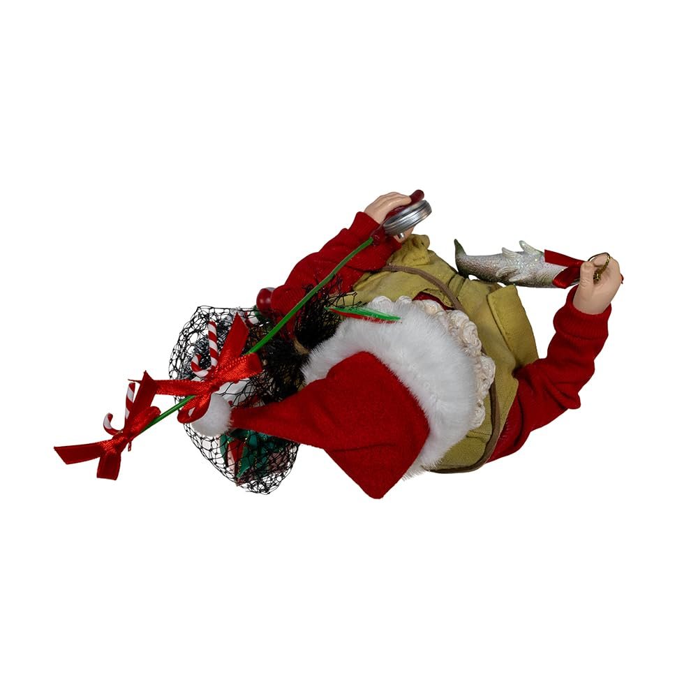Kurt Adler 10.5-inch Fabriché™ Fisherman Santa