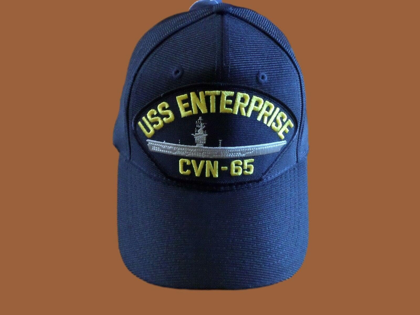 USS Enterprise CVN-65 Navy Ship HAT U.S Military Official Ball Cap U.S.A Made