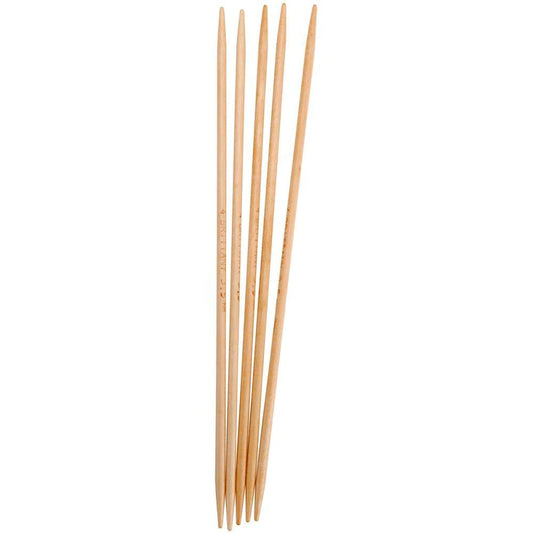 Brittany Double Point 10 inch (25cm) Knitting Needles (Set of 5) Size US 10.5 (6.5 mm) 4509