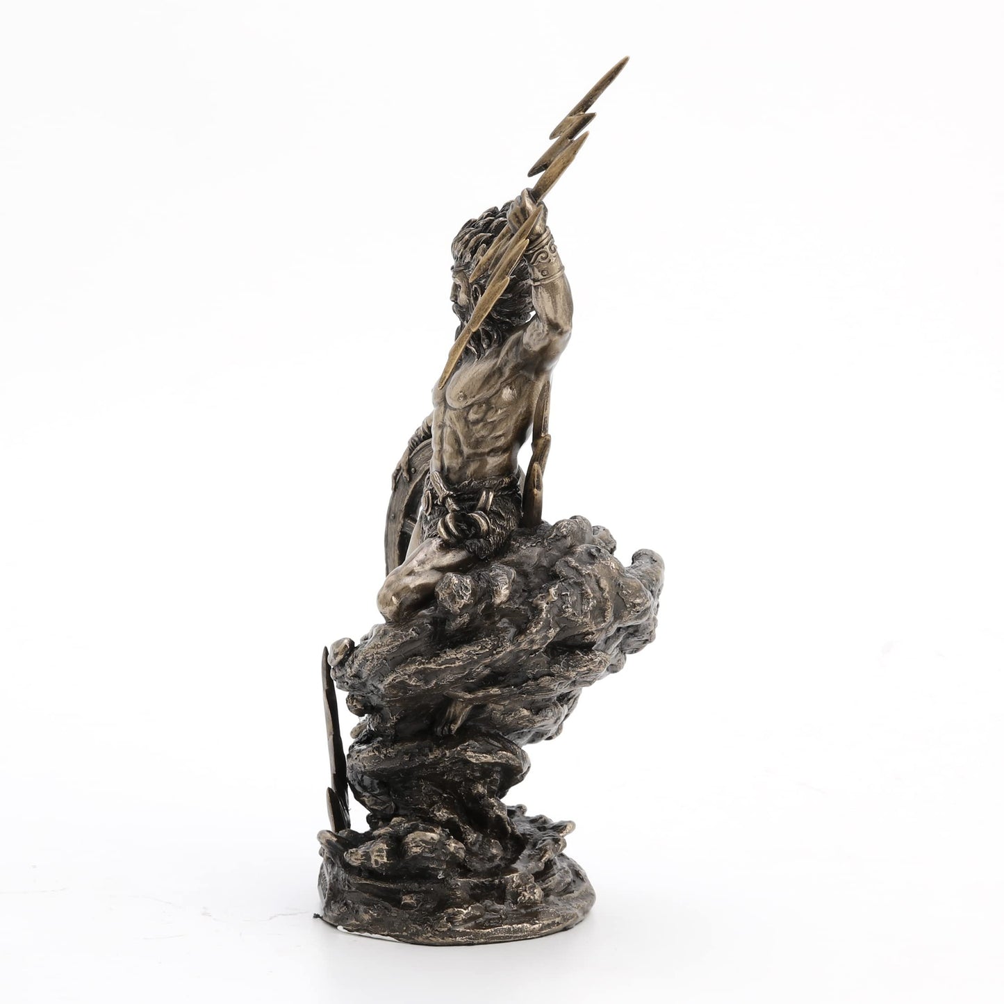 Veronese Design Taranis The Celtic God of Thunder Cold Cast Resin Antique Bronze Finish Statue