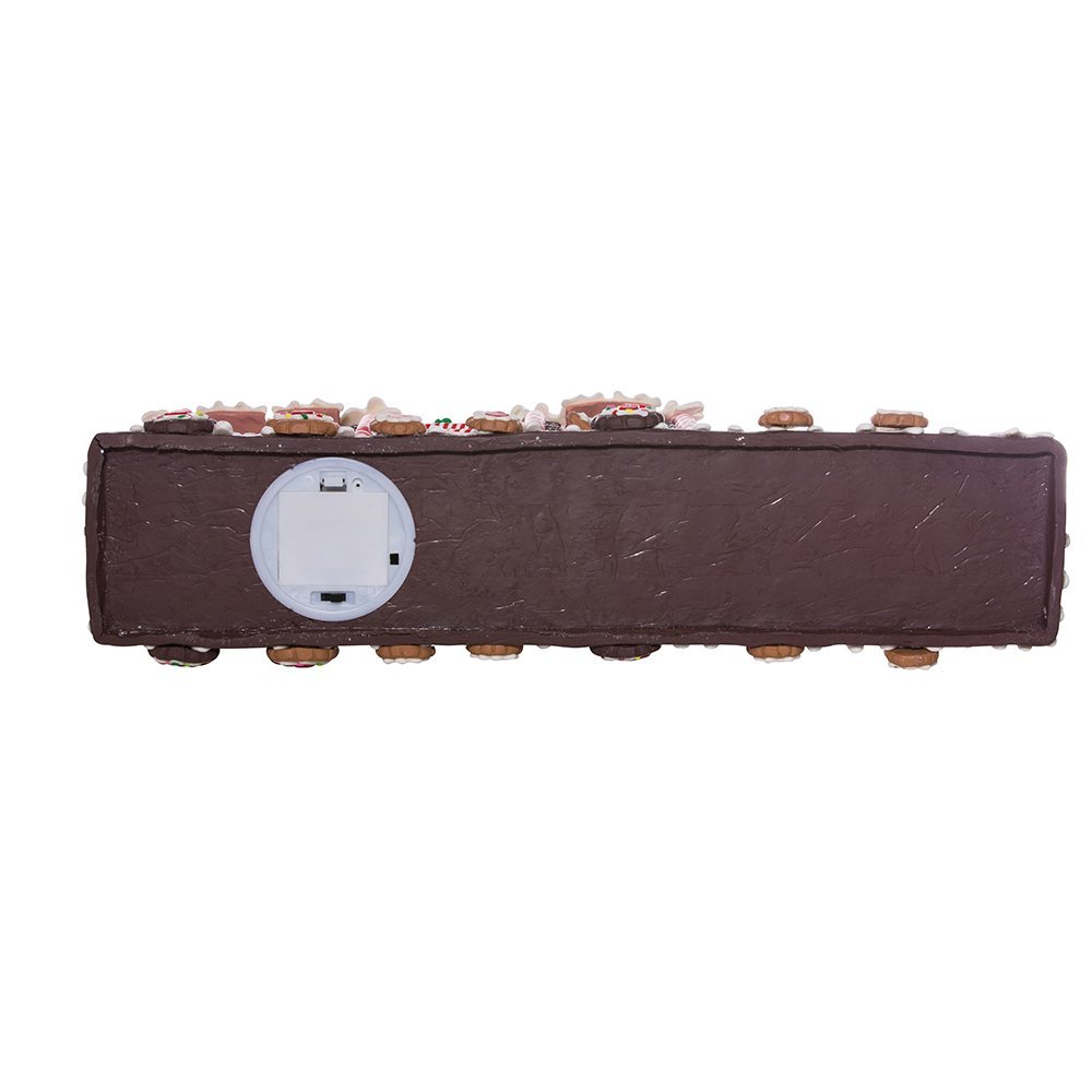Kurt Adler 19.5" Battery-Operated Gingerbread LED Train Tablepiece