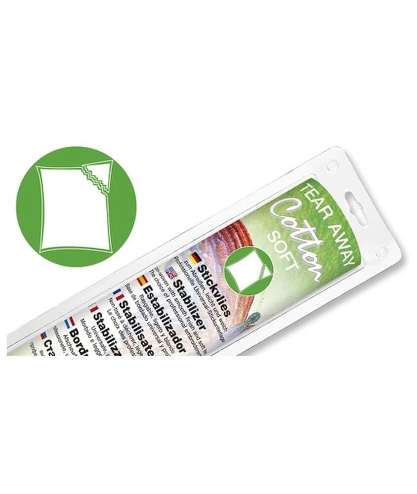 Madeira Tear Away Cotton Soft Stabilizer 12 in. x 11 yd. White