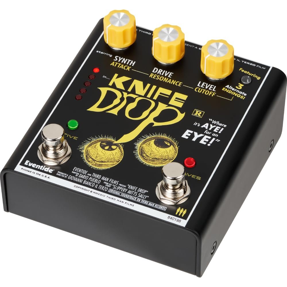 Eventide Knife Drop Suboctave Fuzz Synth Pedal