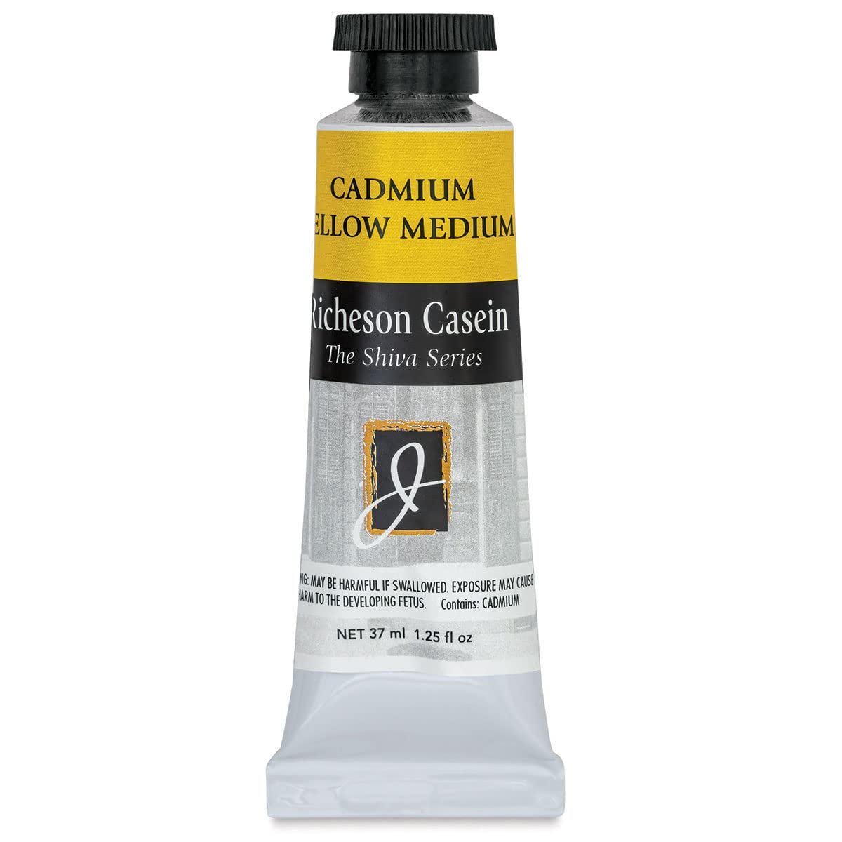 Jack Richeson Artist Casein Colors, 37-Milileter, Cadmium Yellow Medium