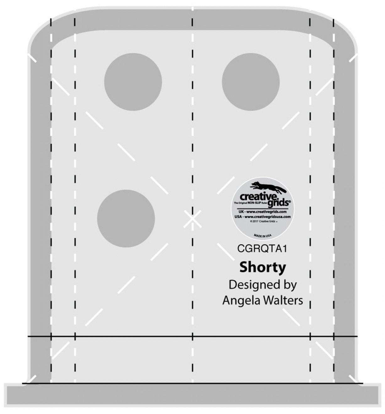 Creative Grids Machine Quilting Tools Rulers - Taj, Elvira, Chevy, Squiggy, Shorty, Slim, Archie