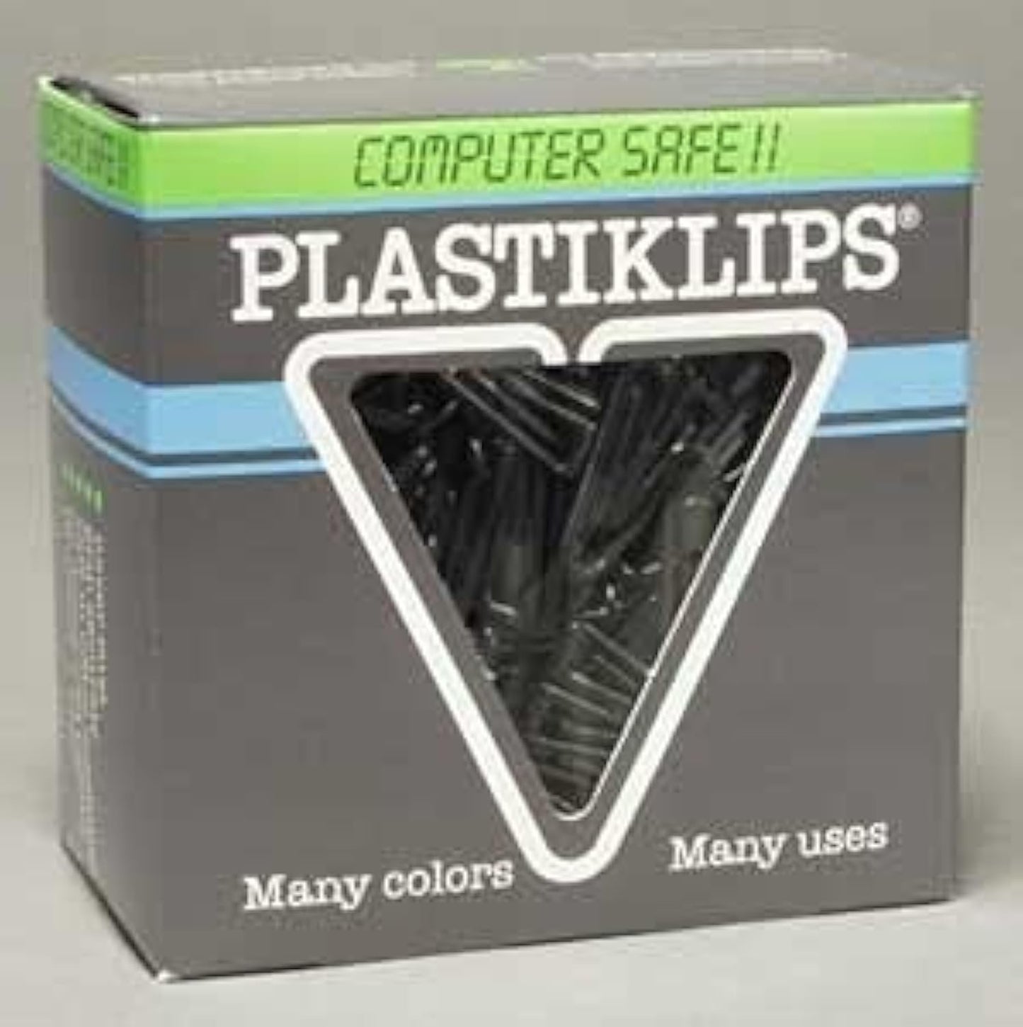 Plastiklips Paper Clips Medium Size 500 Pack Black (LP-0311)