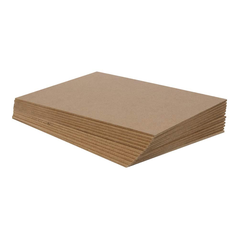 Jack Richeson Medium Density Untempered Hardboard(12 pack) , 9x12