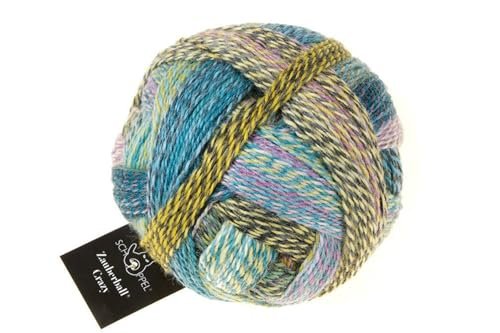 Schoppel Wolle - Zauberball Crazy Knitting Yarn - Green/ Pink/ Mint (# 2170)