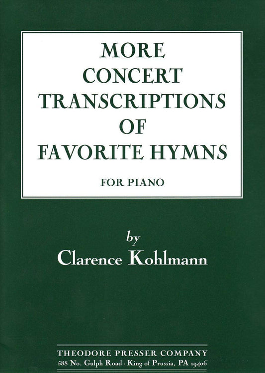 Sankey: More Concert Transcriptions of Favorite Hymns