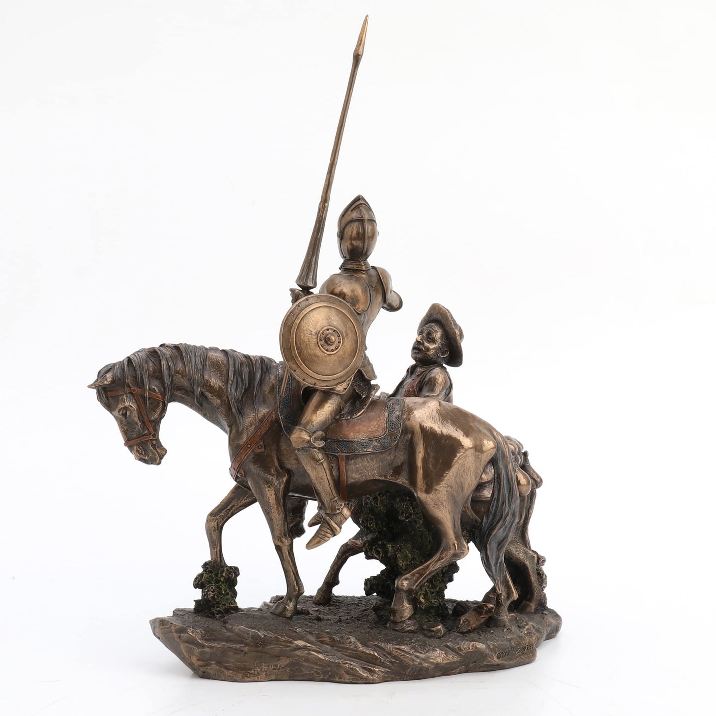 Unicorn Studios Don Quxote & Sancho Panza, Cold Cast Bronze
