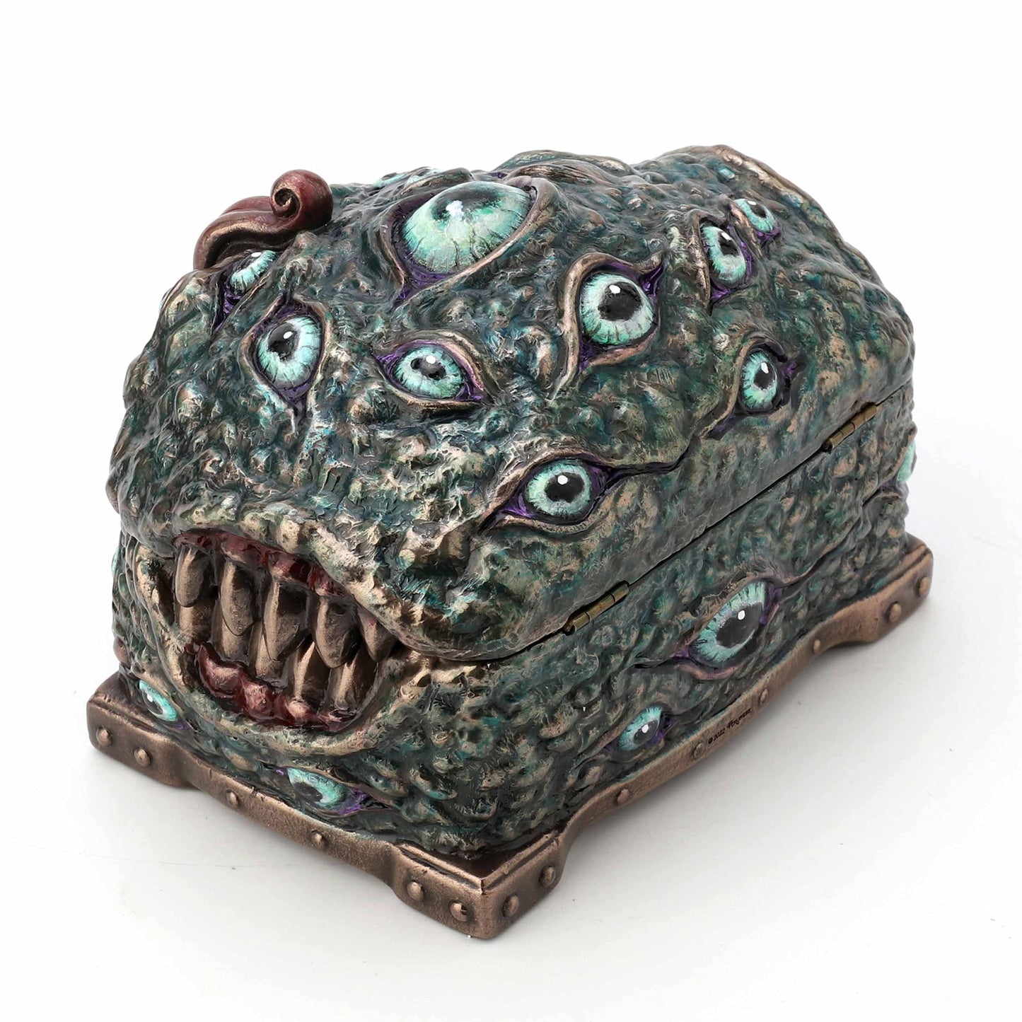 Veronese Design 3 3/4 Inch Keepsake Everlasting Mimic Chest Secret Stash Box Resin Sculpture Bronze Finish