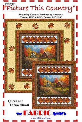 Picture This Country Quilt Pattern from The Fabric Addict by The Pattern
