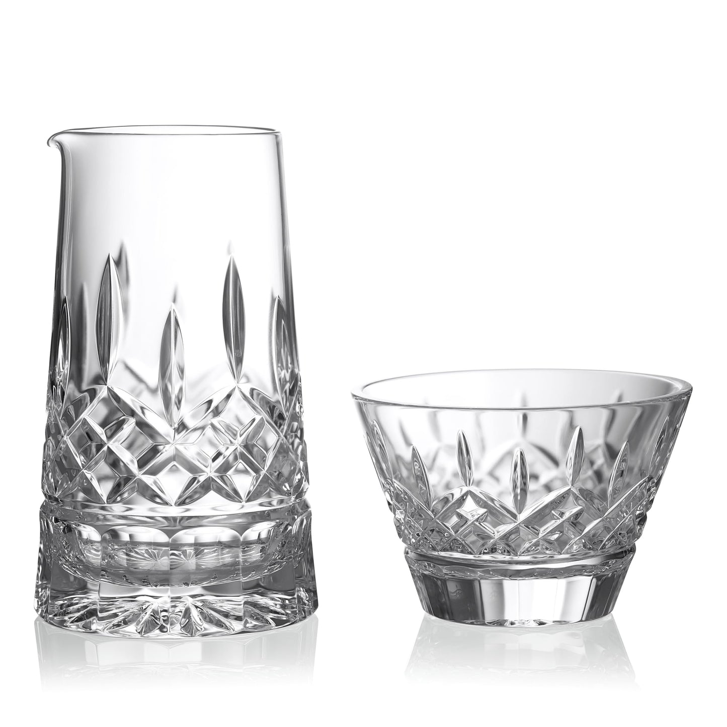 Waterford Lismore Sugar & Creamer Set, Clear