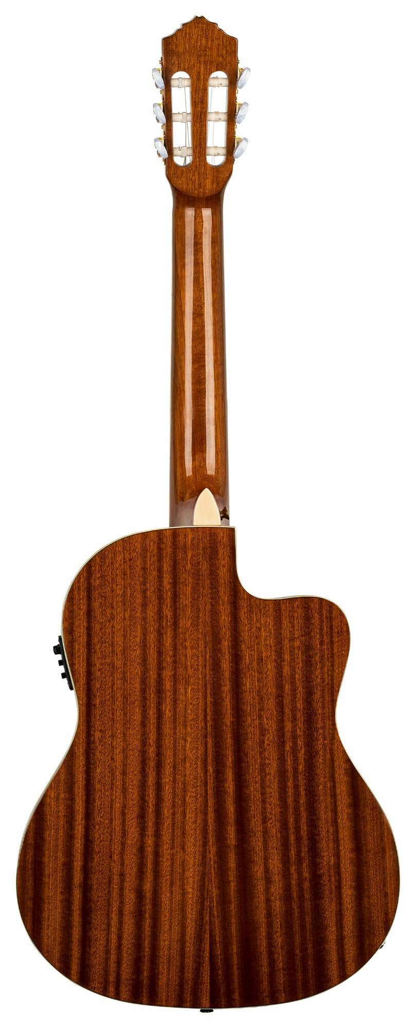Ortega Guitars 6 String Family Series Pro Left-Handed Solid Top Acoustic-Electric Nylon Classical Guitar w/Bag, Full (RCE141NT-L)