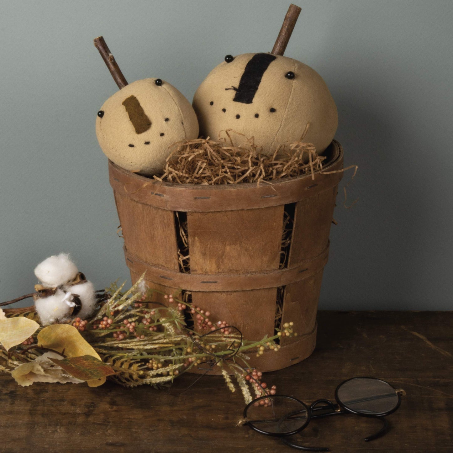 Primitives by Kathy Pumpkin Head Set