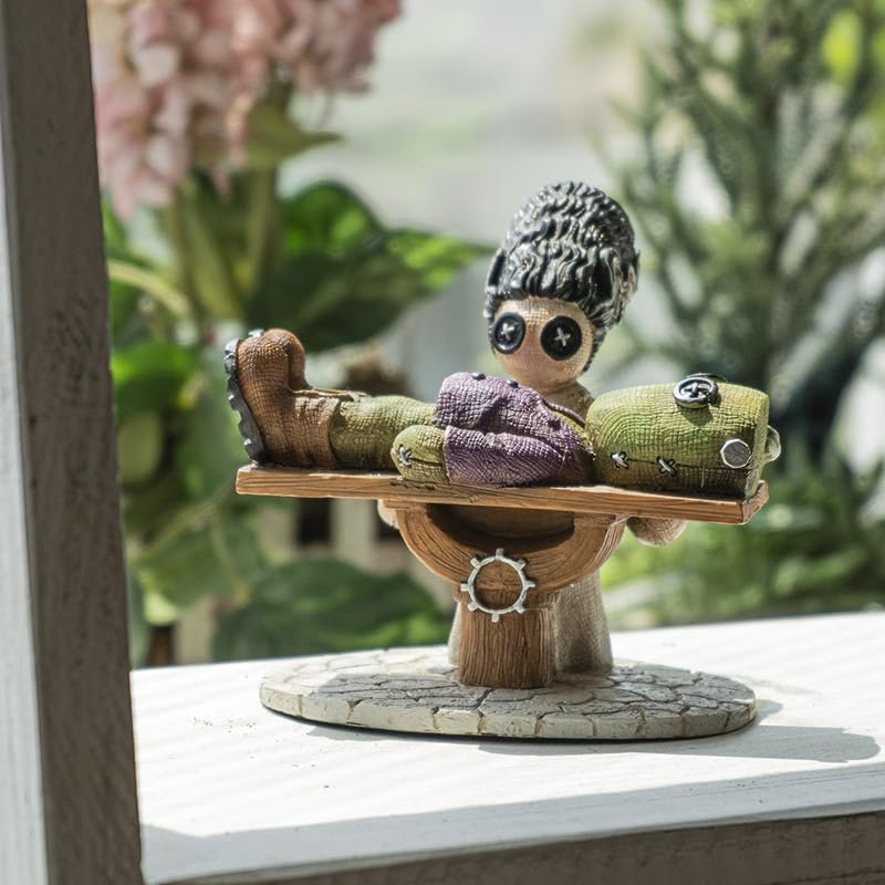 Pacific Giftware Pinhead Monsters Giving Life Frankenstein & Bride Collectible Statue Figurine