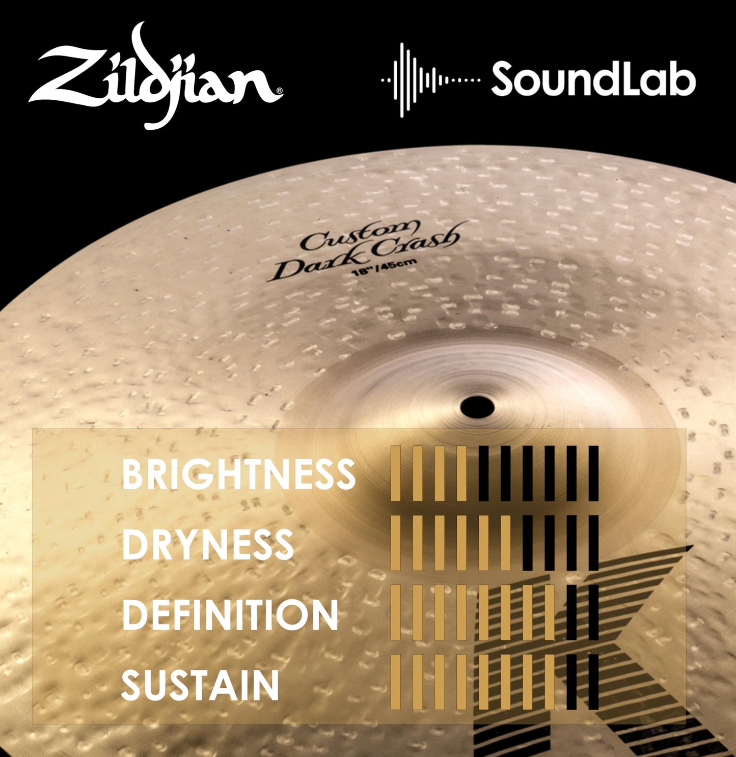 Zildjian K Custom 16" Dark Crash Cymbal