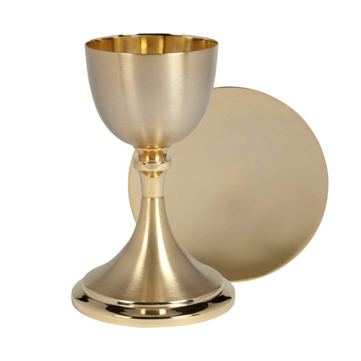 Sudbury Brass Chalice and Paten Set, 8 Inch