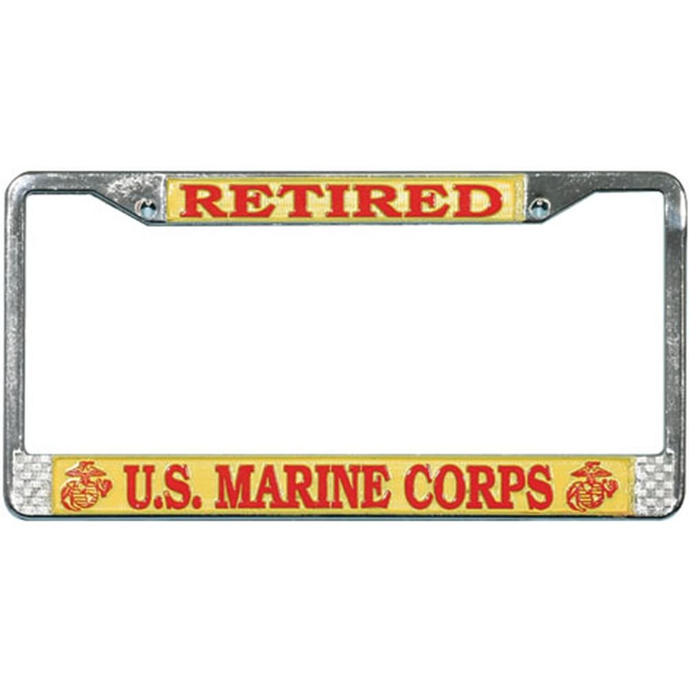 US Marine Corps Retired License Plate Frame