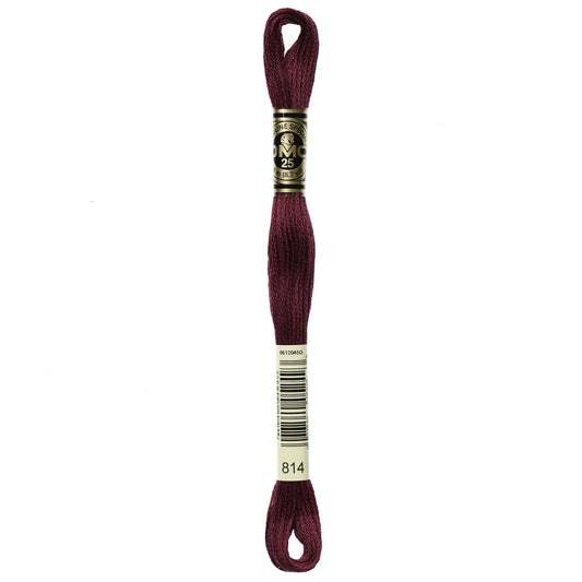 Dmc 6-Strand Embroidery Cotton 8.7yd-Dark Garnet