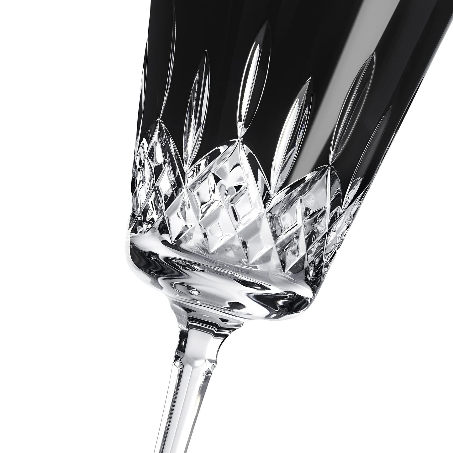 Waterford Lismore Black Large Goblet Set of 2