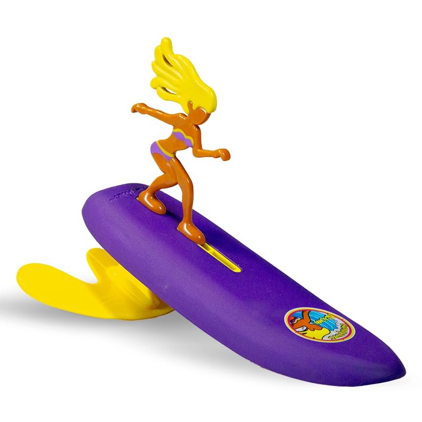 Surfer Dudes Classics Wave Powered Mini-Surfer and Surfboard Toy