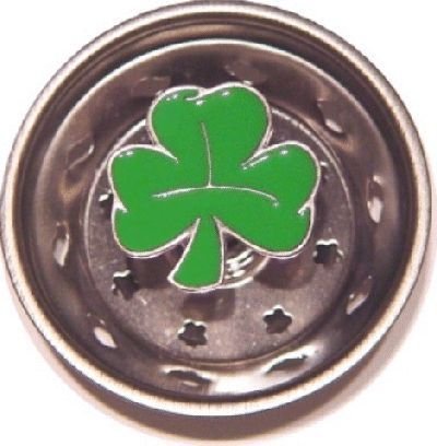 Lucky Irish Shamrock Sink Strainer Drain Kitchen Decor