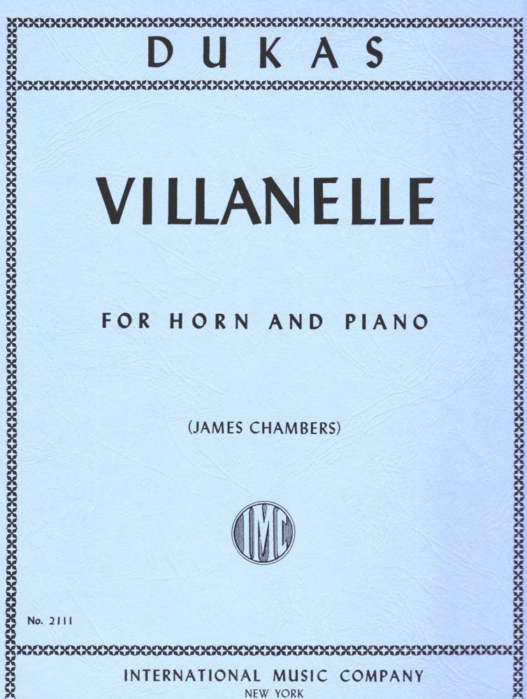 Villanelle for Horn in F (IMC2111)