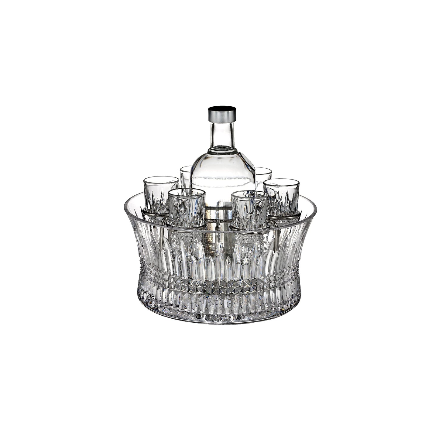 Waterford Lismore Diamond Vodka Chiller Set, 10", Clear