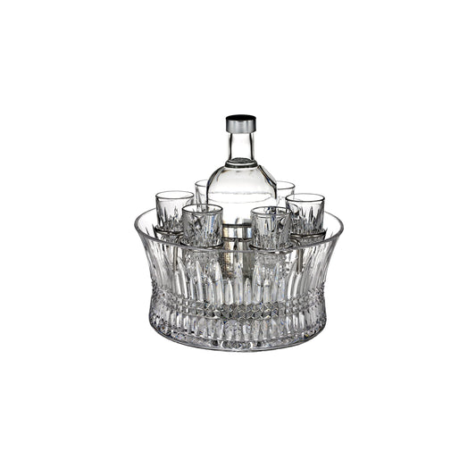 Waterford Lismore Diamond Vodka Chiller Set, 10", Clear