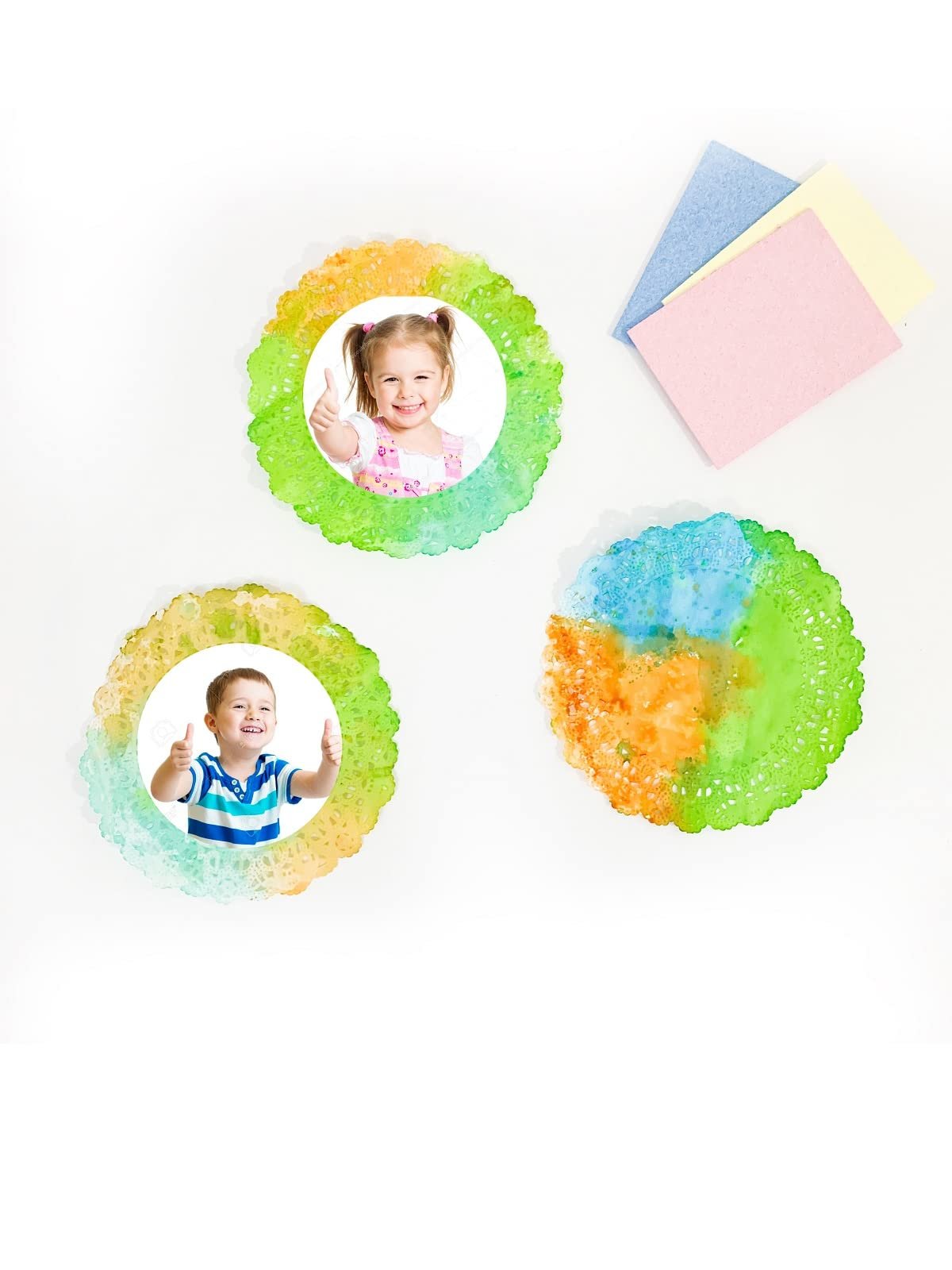 Hygloss Round Paper Doilies - 100 Pcs. 10-Inch - Decorative White Lace Doilies - Disposable and Food Grade Safe