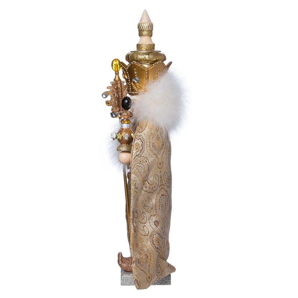 Kurt Adler 18-Inch Hollywood Gold King Nutcracker
