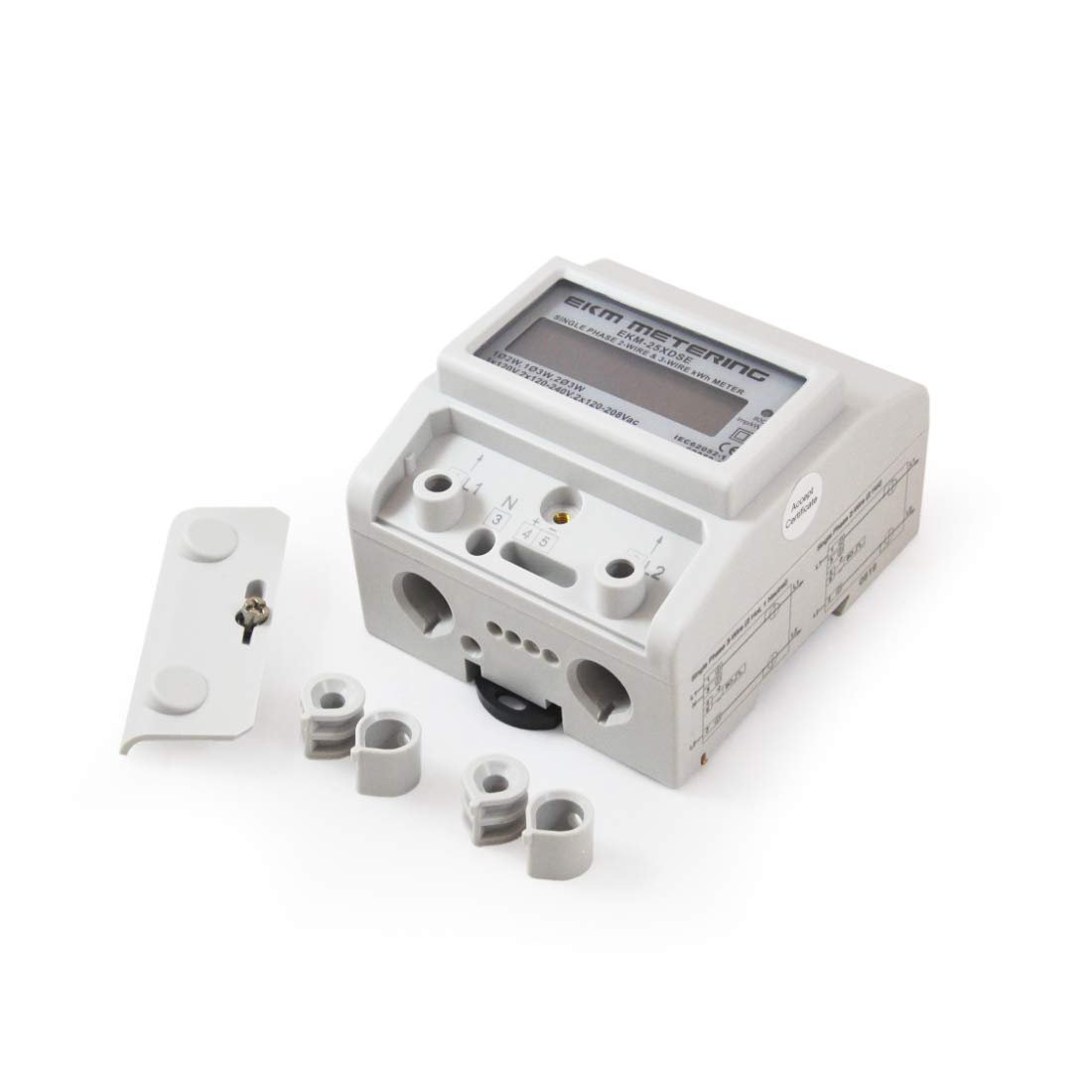 Single Phase kWh Meter, Pass-Through, 2 or 3-Wire, 120V up to 120/240V, 100A, 60Hz