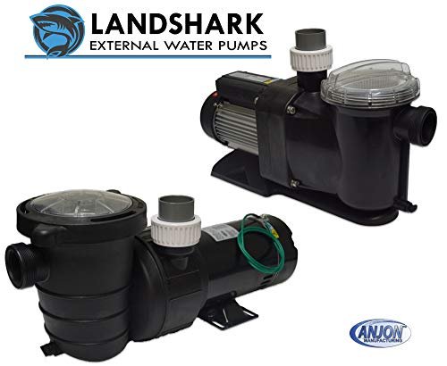 Anjon Landshark LS5500 High Efficiency 1.5 HP Black Industrial External Water Pump. 5,575 GPH Max Flow Rate