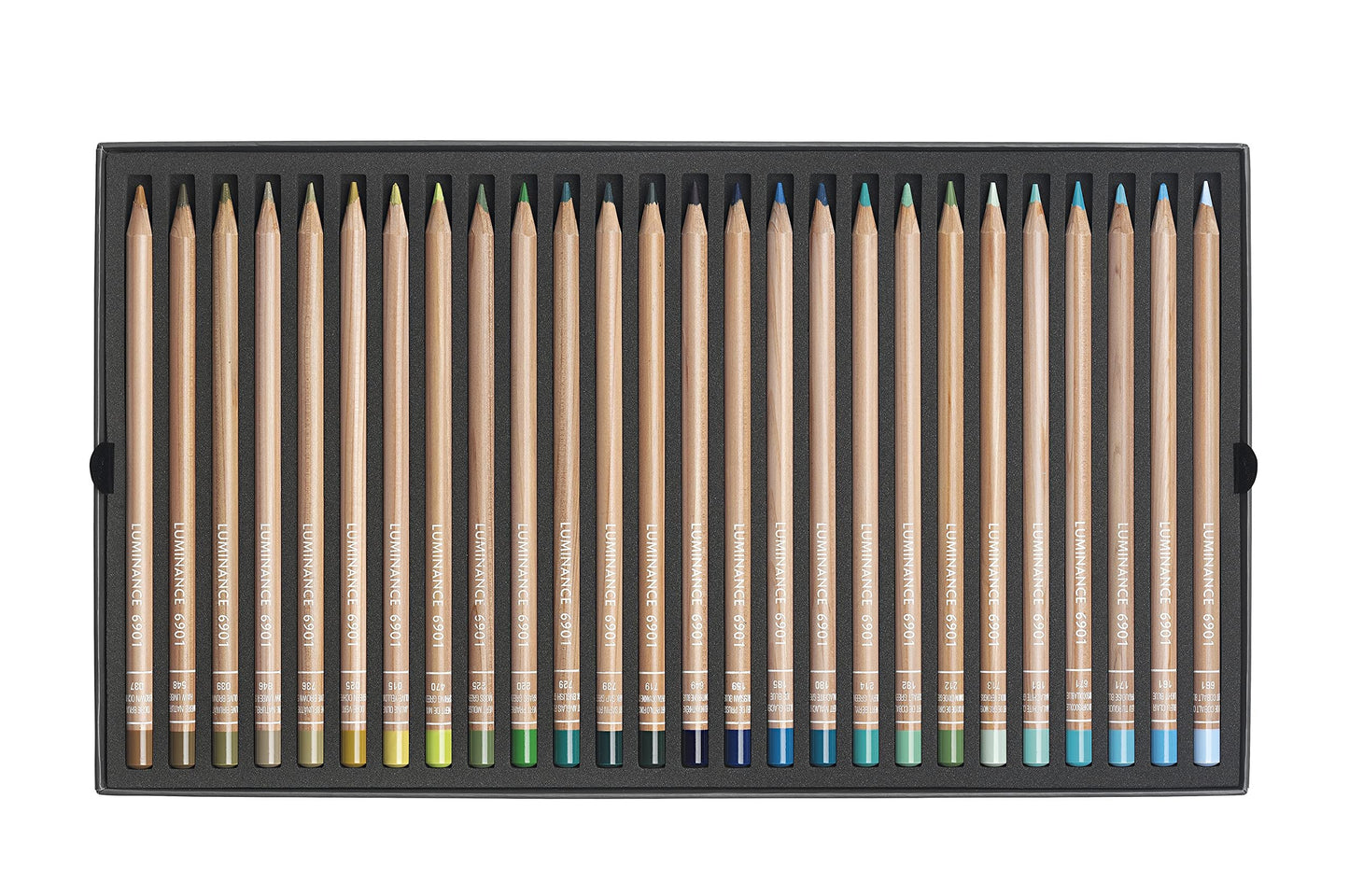 Caran d'Ache Luminance 6901 Box of 100 Individual Coloured, Artists, Colour Coded Pencils & 1 Full & 1 Pencil Blender