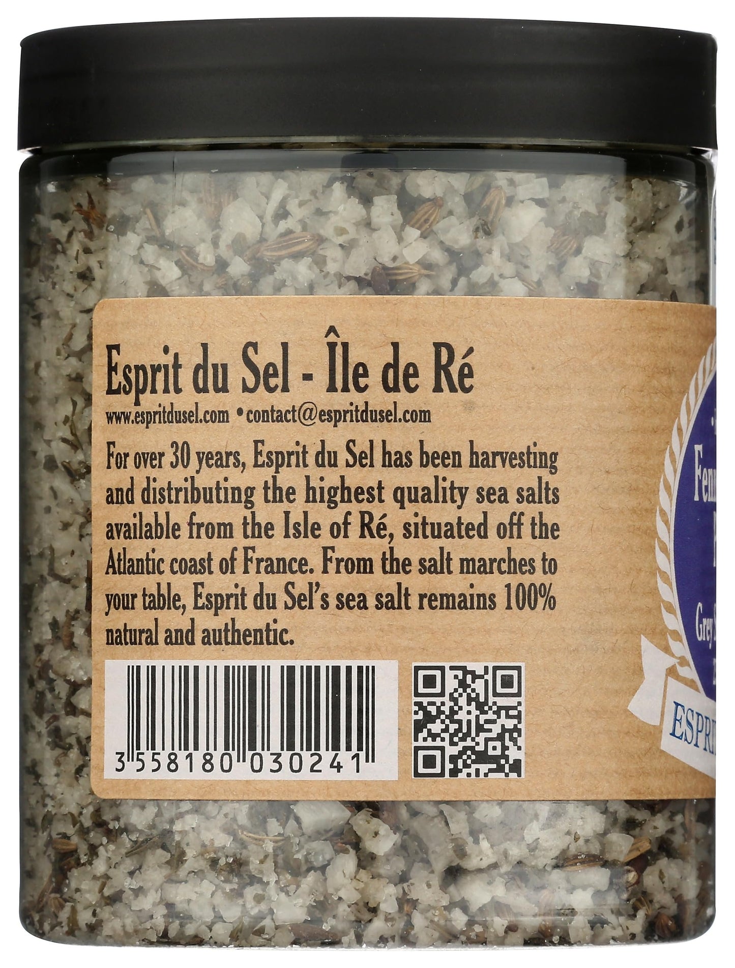 ESPRIT DU SEL Fennel, Garlic & Parsley Salt Blend, 8.8 OZ