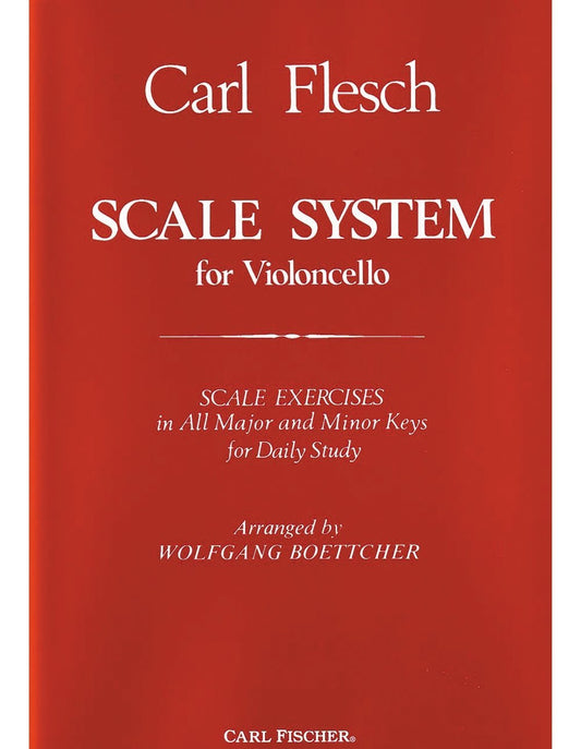 Carl Fischer Scale System For Violoncello