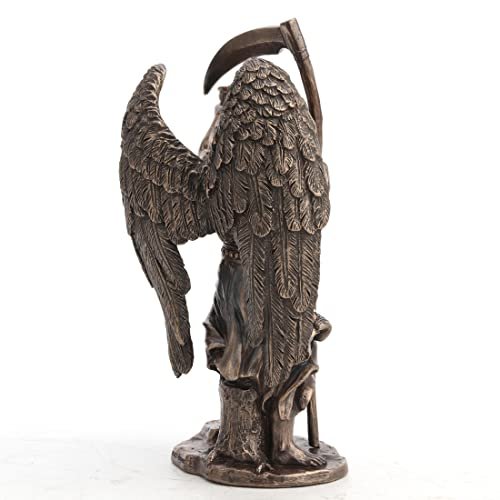 Veronese Design 7 1/4 Inch Tall Chrono The Greek God of Time Cold Cast Resin Bronze Finish Sculpture