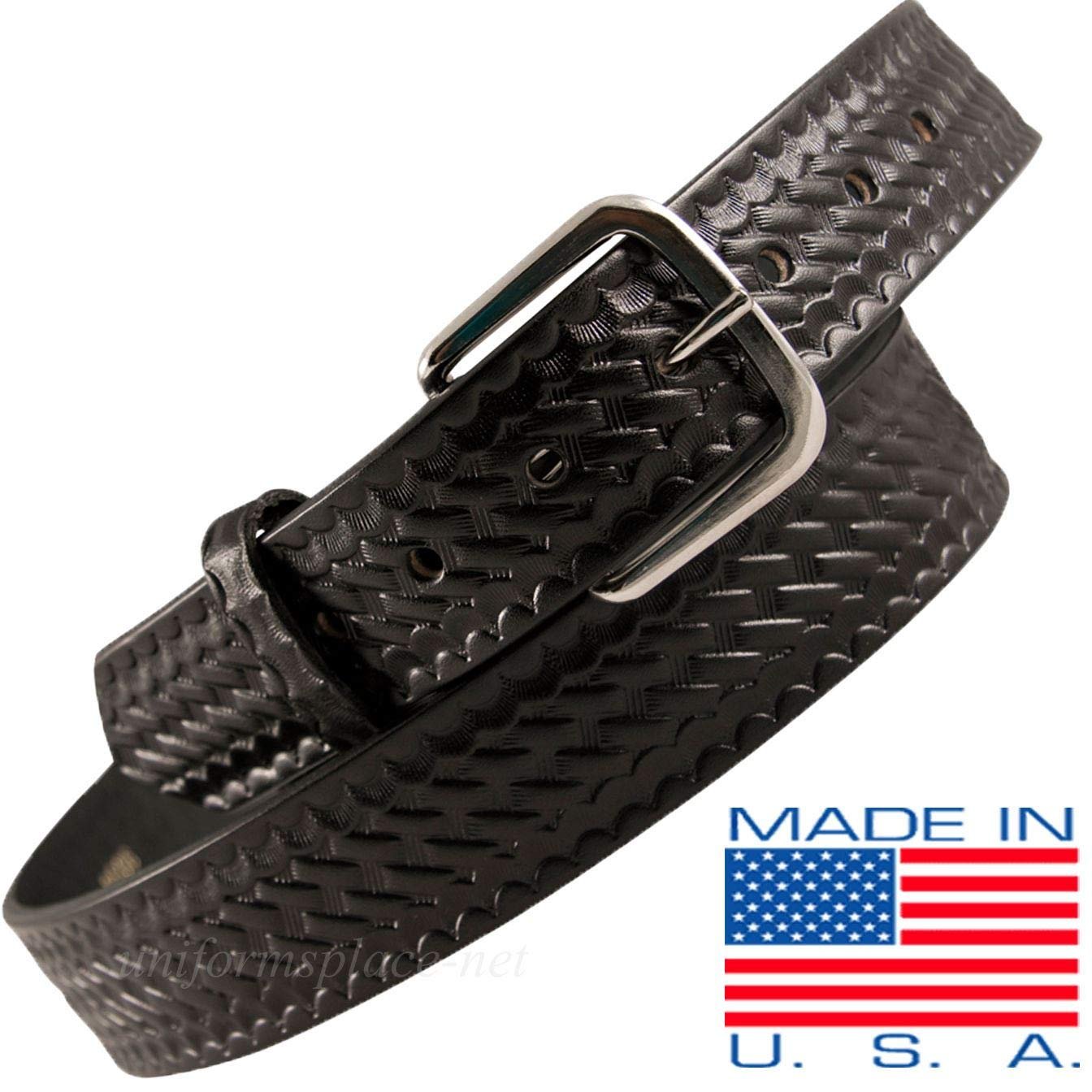 Boston Leather 1 1/2" Leather Garrison Belt