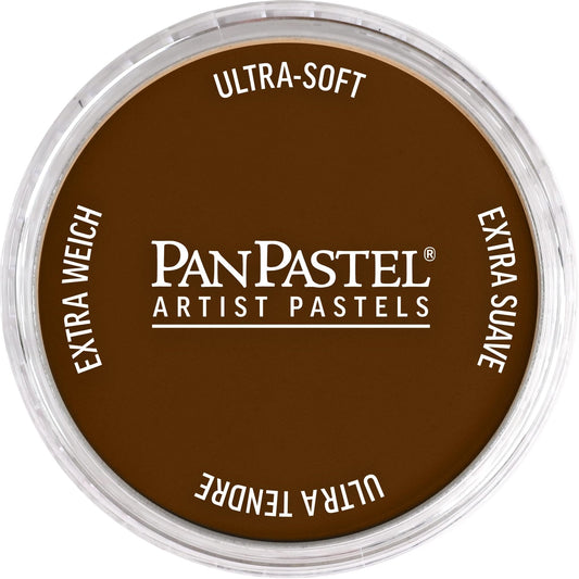 PanPastel Artist Pastels by GOLDEN, Burnt Umber, 2.44” / 62mm Pan Diameter, Professional Artist Pastels, Unique Pan Format (cake-like)
