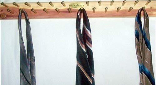 Woodlore Cedar Tie Rack Up to 24 Ties