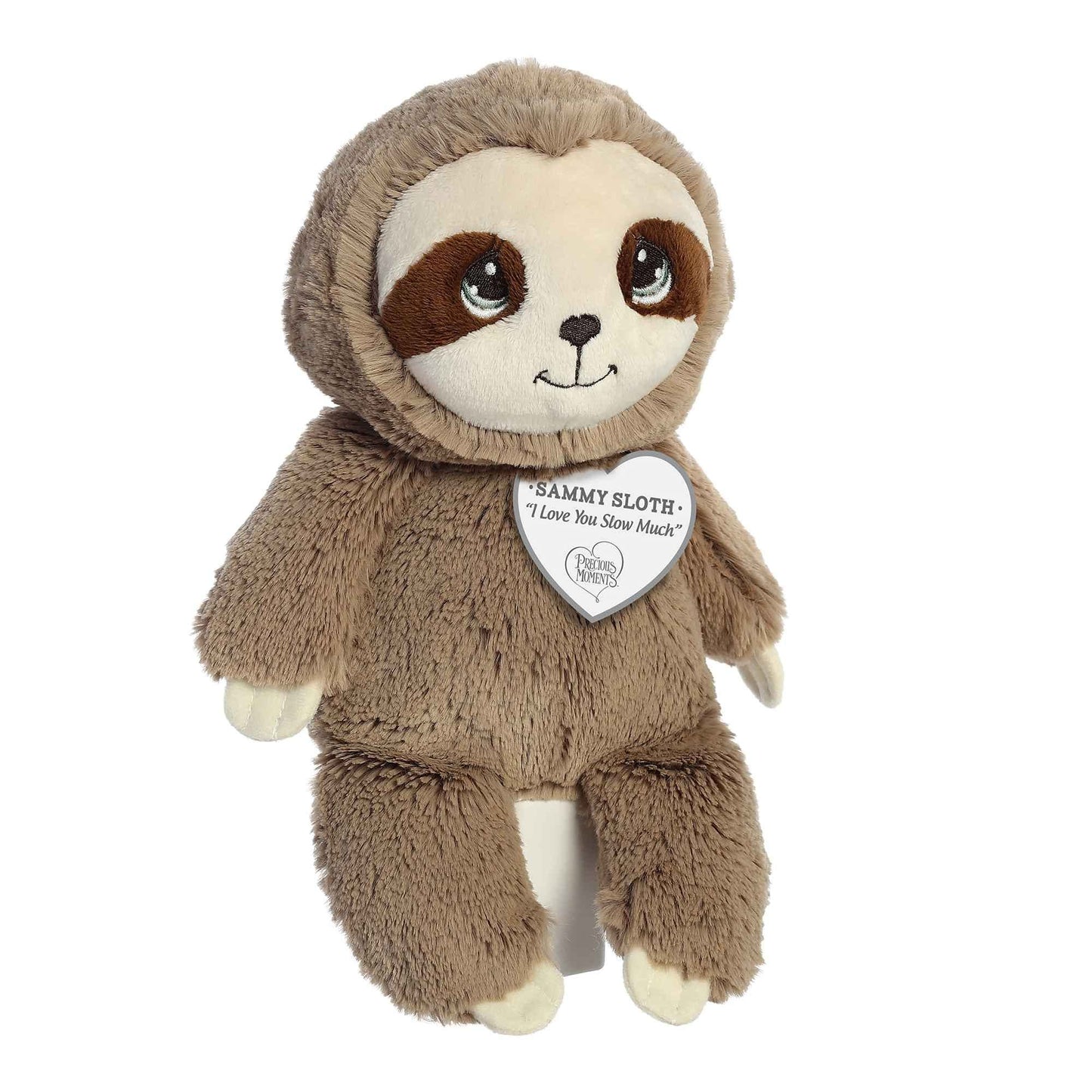 Aurora® Inspirational Precious Moments™ Sammy Sloth Stuffed Animal - Cherished Memories - Enduring Comfort - Brown 8.5 Inches