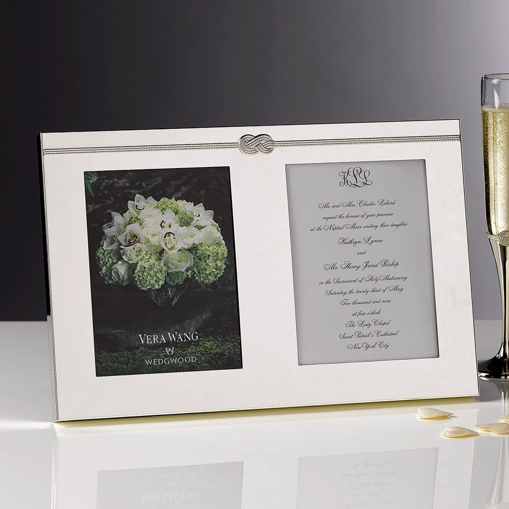 Wedgwood Vera Wang Infinity 5"x7" Double Invitation Frame